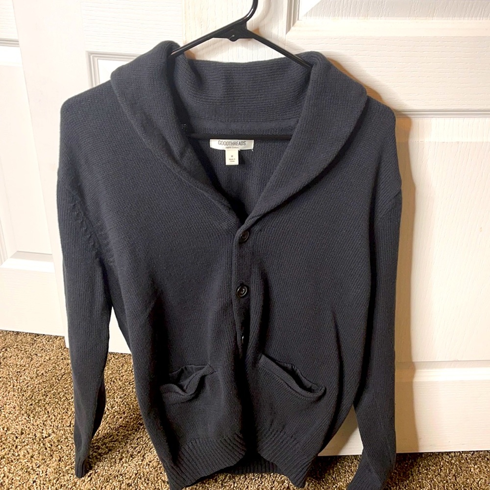 Black men’s cardigan